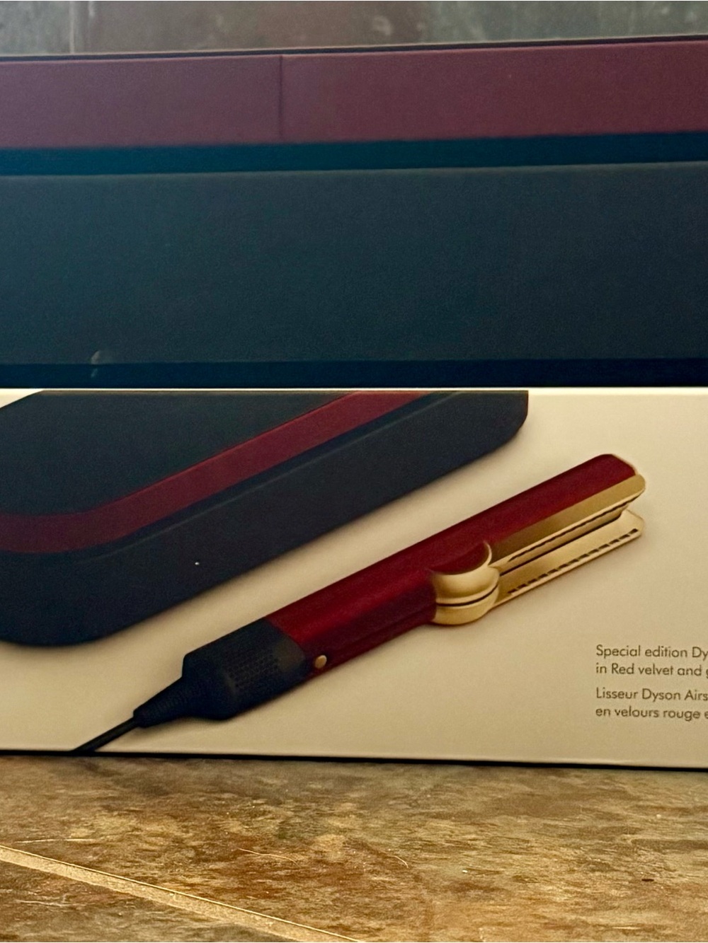 Dyson Special Edition Red and Gold Hair Straightener